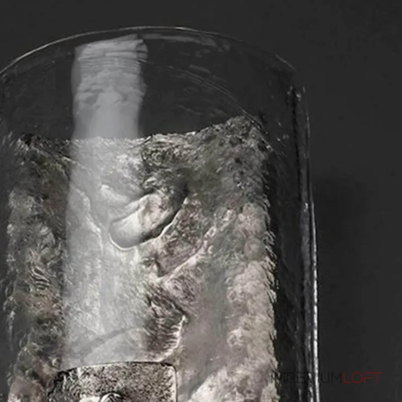 Настенный светильник Frosted Ray Silver с фактурным плафоном