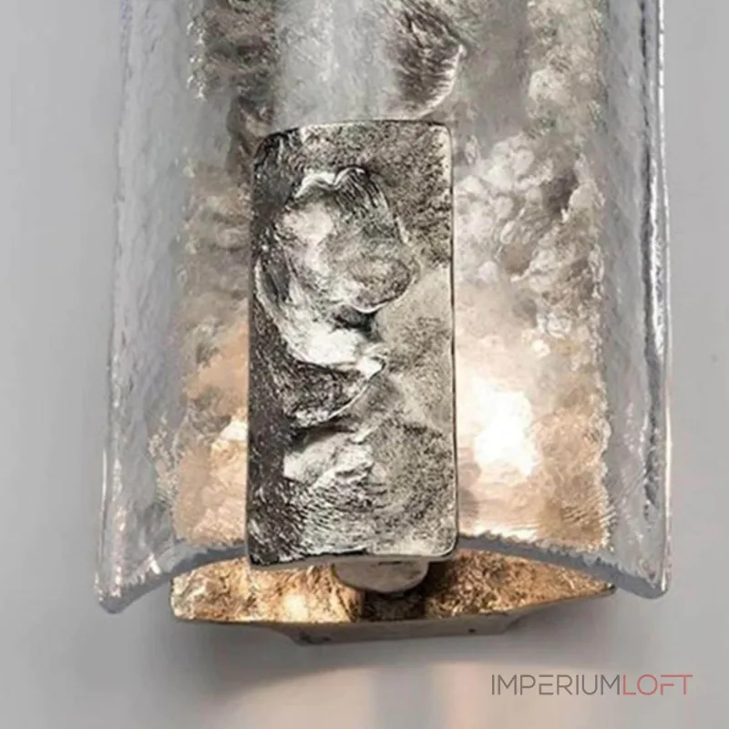 Настенный светильник Frosted Ray Silver с фактурным плафоном