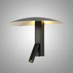 Настенный светильник Dome Beam Black с двойным плафоном