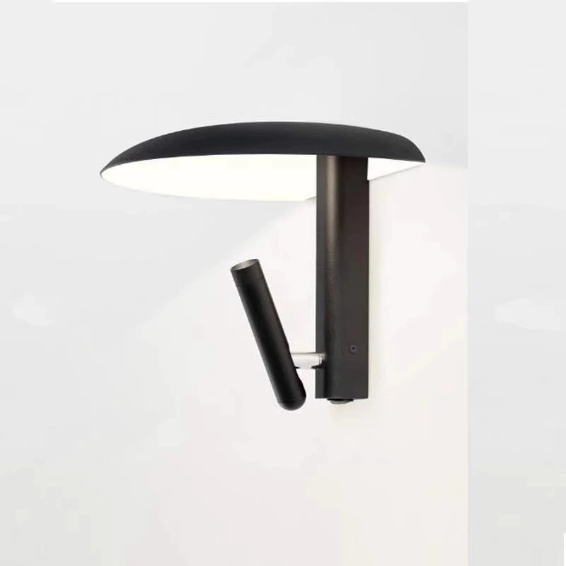 Настенный светильник Dome Beam Black с двойным плафоном