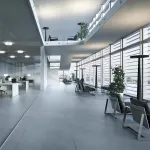 Торшер Slim Dome в современном стиле