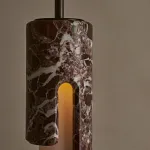 Подвесной светильник Stone Drop D с мраморными плафонами от Vinsa