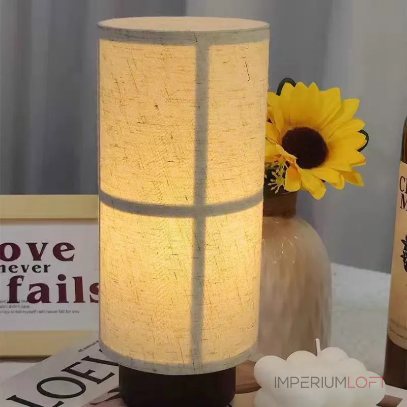 Настольная лампа Laury с текстильным плафоном от VINSA