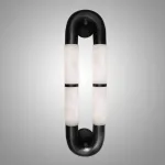 Настенный светильник Sleek Grip A с мраморными плафонами от Vinsa