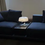 Настольная лампа Sleek Marble с мраморным плафоном от Vinsa