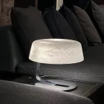 Настольная лампа Sleek Marble с мраморным плафоном от Vinsa