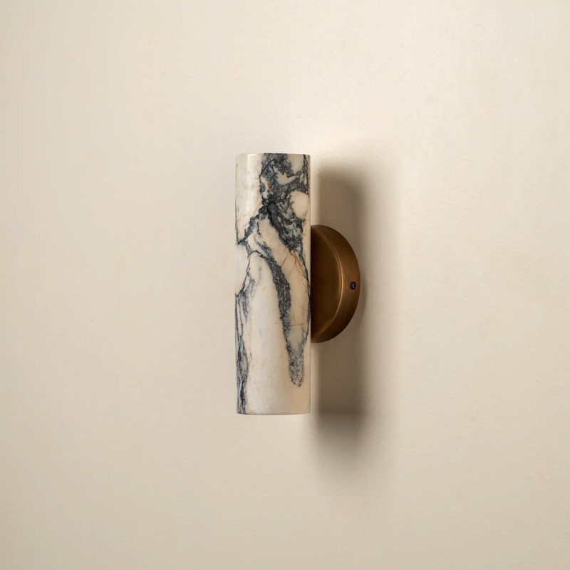 Настенный светильник Marble Fix A с плафоном из мрамора от Vinsa