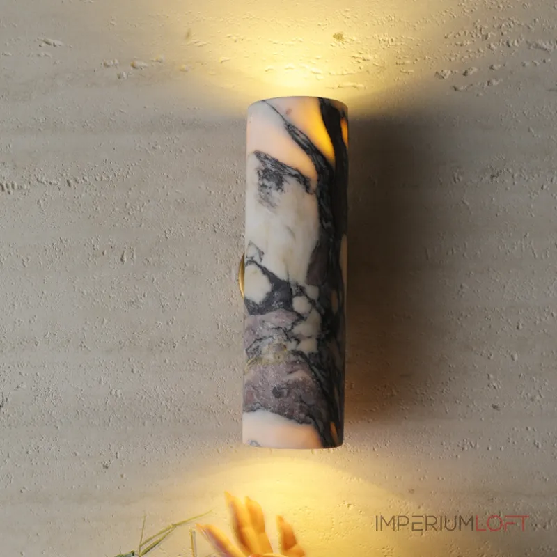 Настенный светильник Marble Fix A с плафоном из мрамора от Vinsa