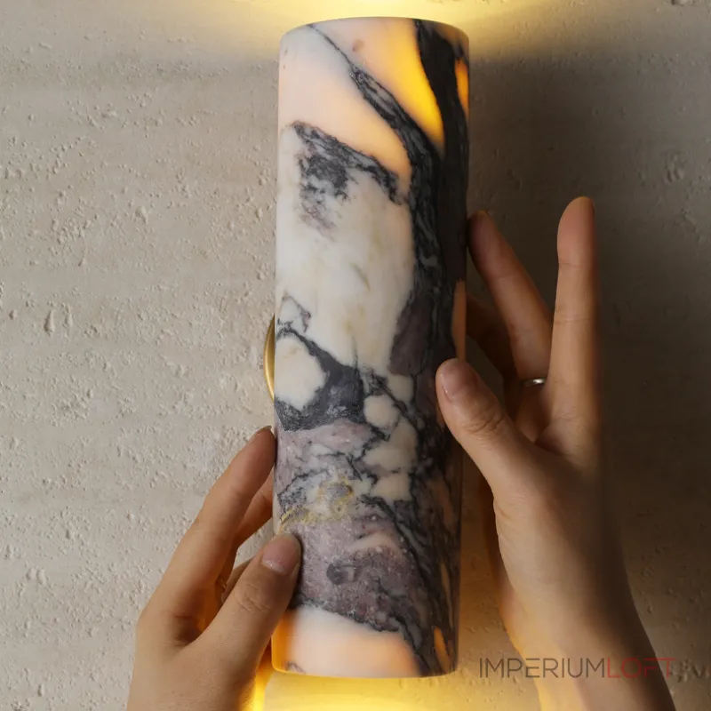 Настенный светильник Marble Fix A с плафоном из мрамора от Vinsa