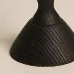 Декоративная настольная лампа Sea Urchin B с плафоном из ракушки от Vinsa