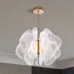Подвесная люстра PETALS D60 с рассеивателем в форме цветочных лепестков 