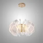 Подвесная люстра PETALS D80 с рассеивателем в форме цветочных лепестков 