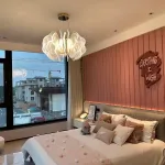 Подвесная люстра PETALS D80 с рассеивателем в форме цветочных лепестков 