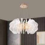 Подвесная люстра PETALS D80 с рассеивателем в форме цветочных лепестков 