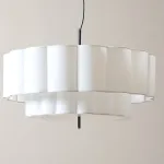Подвесной светильник Gentle Scallop с текстильным плафоном от Vinsa
