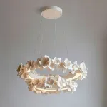 Подвесная люстра Numbo Flowers B P2 D70 D100 с цветочным декором плафона от Vinsa