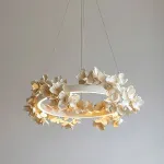 Подвесная люстра Numbo Flowers C с цветочным декором плафона от Vinsa