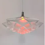 Подвесная люстра Silken Bloom A D120 с плафоном в форме цветка от Vinsa
