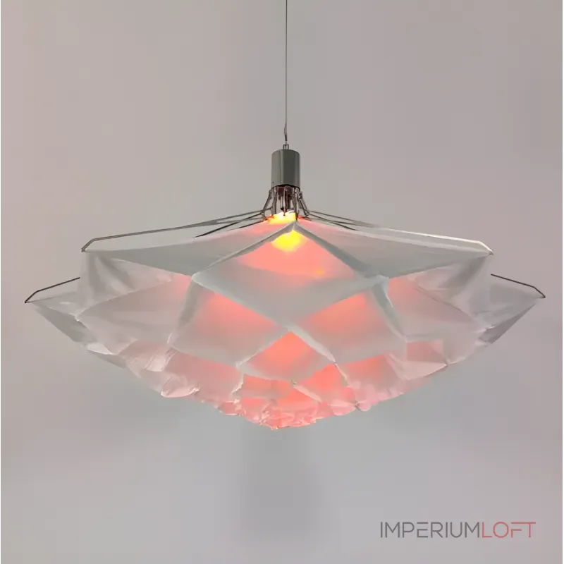 Подвесная люстра Silken Bloom A D120 с плафоном в форме цветка от Vinsa