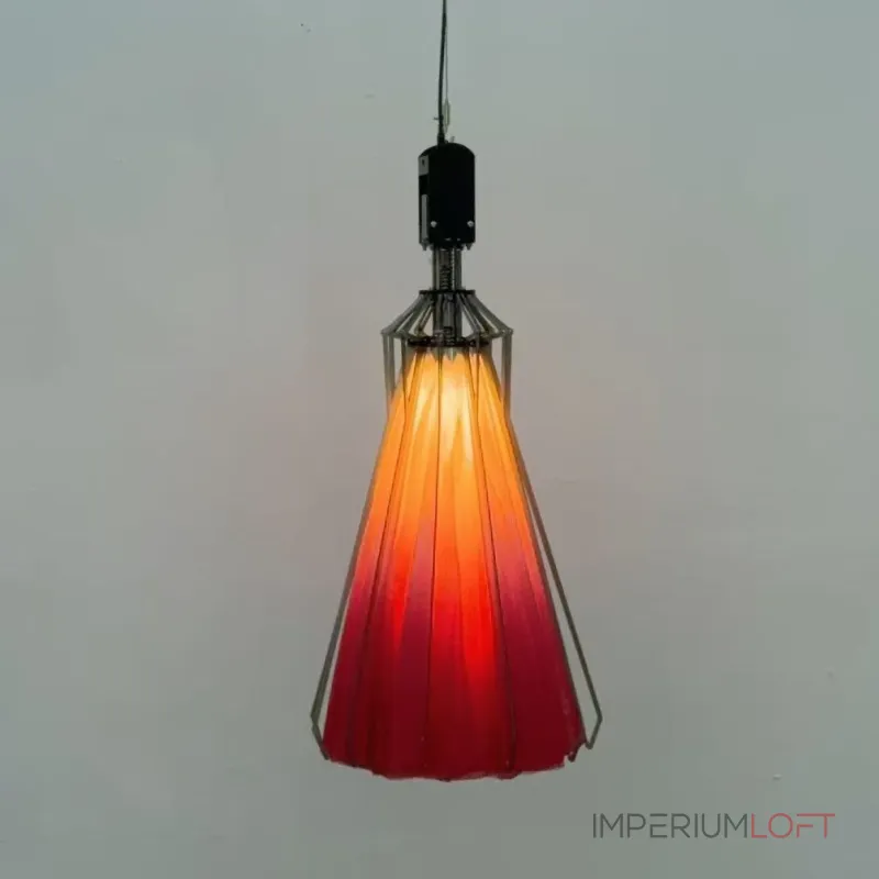 Подвесная люстра Silken Bloom В D100 с механизмом раскрытия с плафоном в форме цветка от Vinsa