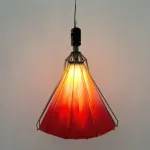 Подвесная люстра Silken Bloom В D100 с механизмом раскрытия с плафоном в форме цветка от Vinsa