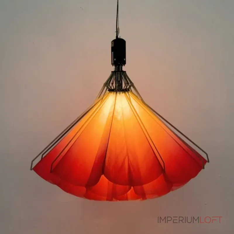 Подвесная люстра Silken Bloom В D100 с механизмом раскрытия с плафоном в форме цветка от Vinsa