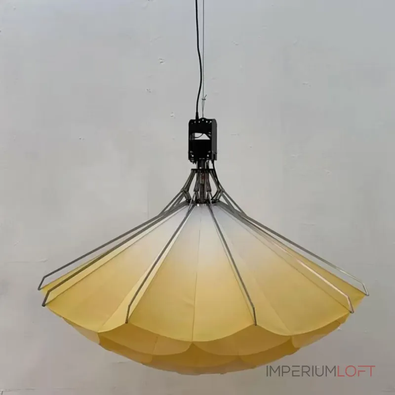 Подвесная люстра Silken Bloom В D100 с механизмом раскрытия с плафоном в форме цветка от Vinsa