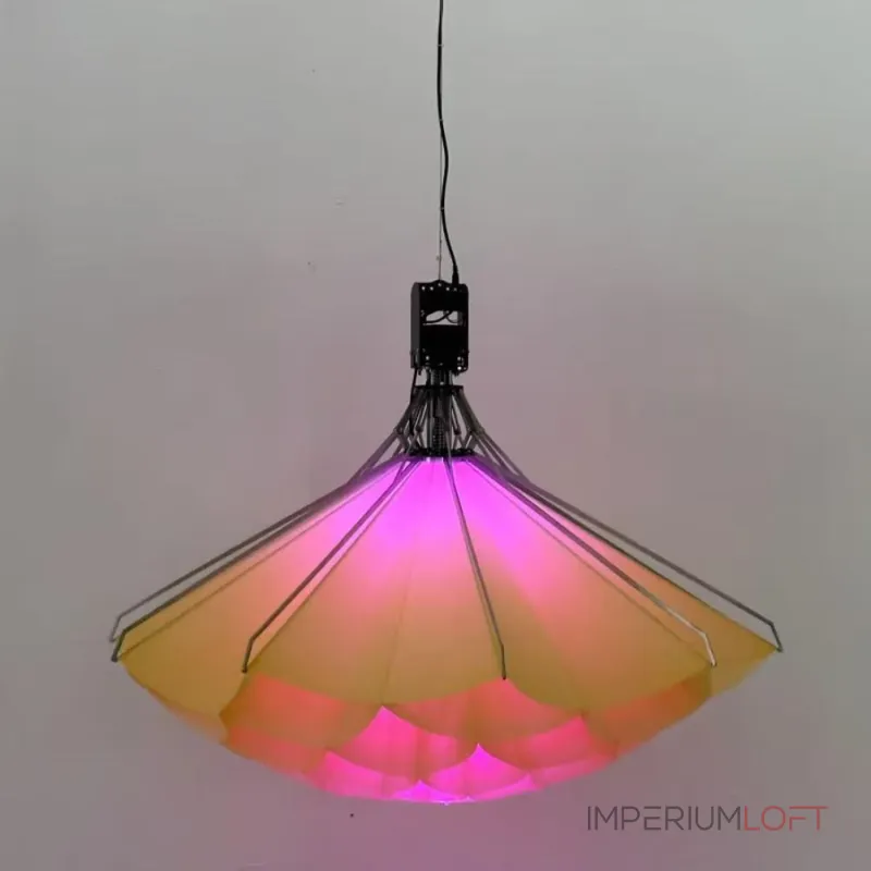 Подвесная люстра Silken Bloom В D100 с механизмом раскрытия с плафоном в форме цветка от Vinsa