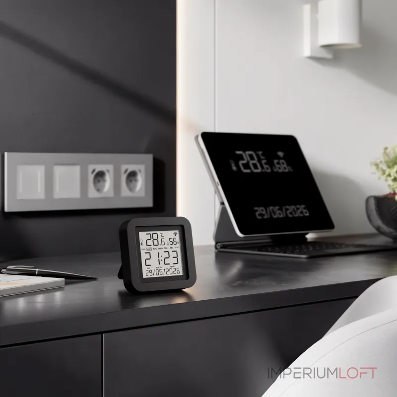 Умный датчик температуры и влажности Elektrostandard Wi-Fi a072216 Умный датчик температуры и влажности Elektrostandard Wi-Fi a072216