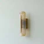 Настенный светильник Elegant Vein Gold H30 с фактурным стеклянным плафоном от Vinsa