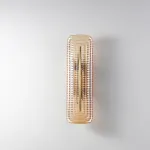 Настенный светильник Elegant Vein Gold H40 с фактурным стеклянным плафоном от Vinsa
