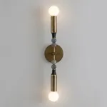 Настенный светильник Tall Marble P2 Grey с декором из мраморных шаров от Vinsa