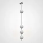 Настенный светильник ADILS WALL H130 Nickel в лаконичном стиле