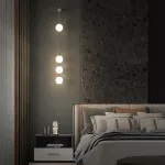 Настенный светильник ADILS WALL H130 Nickel в лаконичном стиле
