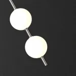 Настенный светильник ADILS WALL H130 Nickel в лаконичном стиле