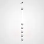 Настенный светильник ADILS WALL H185 Nickel в лаконичном стиле