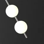 Настенный светильник ADILS WALL H185 Nickel в лаконичном стиле