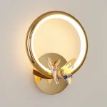 Настенный светильник Crystal Butterfly с хрустальными бабочками от Vinsa