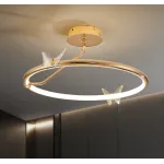 Потолочная люстра Crystal Butterfly D50 с хрустальными бабочками от Vinsa