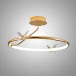 Потолочная люстра Crystal Butterfly D40 с хрустальными бабочками от Vinsa