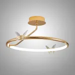 Потолочная люстра Crystal Butterfly D50 с хрустальными бабочками от Vinsa