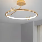 Потолочная люстра Crystal Butterfly D50 с хрустальными бабочками от Vinsa