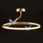 Потолочная люстра Crystal Butterfly D50 с хрустальными бабочками от Vinsa