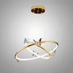 Подвесная люстра Crystal Butterfly P2 D30 D50 с хрустальными бабочками от Vinsa