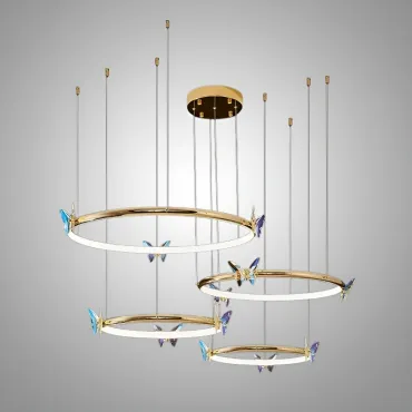 Подвесная люстра Crystal Butterfly P4 D40 D50 D60 D80