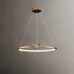Подвесная люстра Crystal Butterfly D60 с хрустальными бабочками от Vinsa