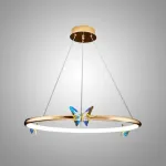 Подвесная люстра Crystal Butterfly D50 с хрустальными бабочками от Vinsa