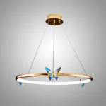 Подвесная люстра Crystal Butterfly D60 с хрустальными бабочками от Vinsa