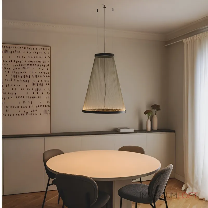 Подвесной светильник Array A H110/D83 Beige с плафонами из нитей от Vinsa