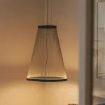 Подвесной светильник Array A H70 Beige с плафонами из нитей от Vinsa